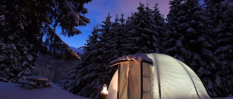 Voorkant van accommodatie