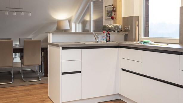 Design Apartment, 2 Bedrooms, Balcony, Mountain View | Private kitchen - Ferienwohnung Stern (Friedenweiler)