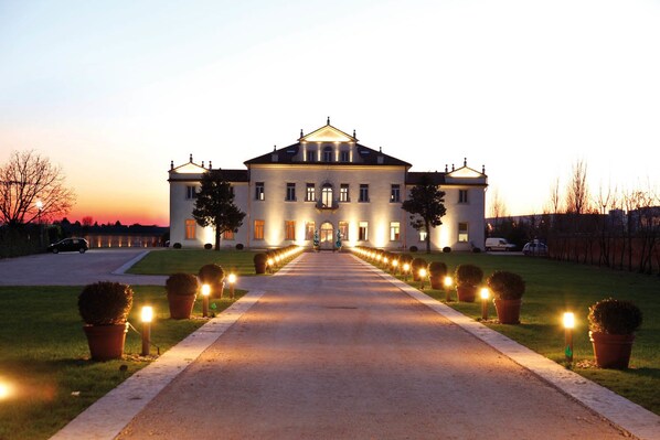 Front of property – evening/night