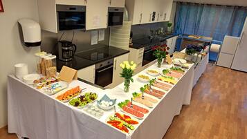 Gratis morgenmadsbuffet hver dag