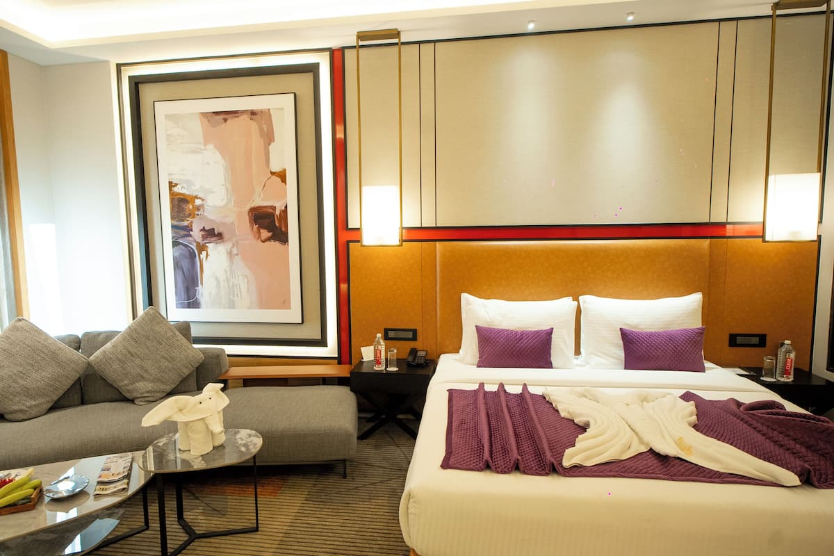 Deluxe-Doppelzimmer, 1 Schlafzimmer, Poolblick, Poolseite