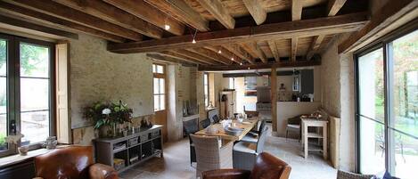 Dinner served, local cuisine