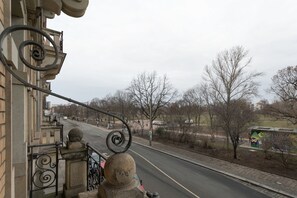 Blick von der Unterkunft