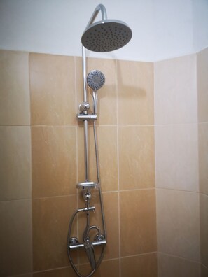 Bathroom shower - Panorama Rooms (Sofia)