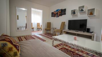 Villa, Private Pool | Living area | Flat-screen TV