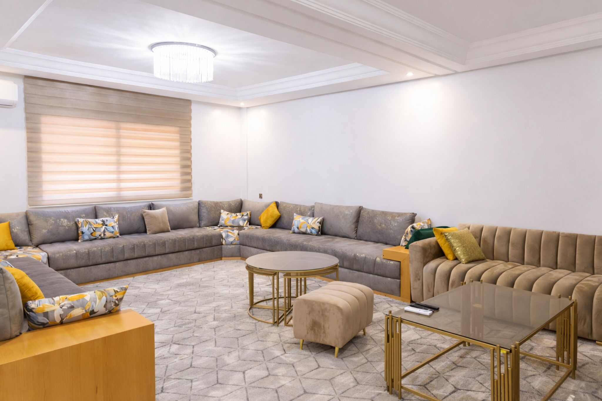 Deluxe Apartment, 2 Bedrooms | Living area | 42-inch LED TV with satellite channels, TV, DVD player