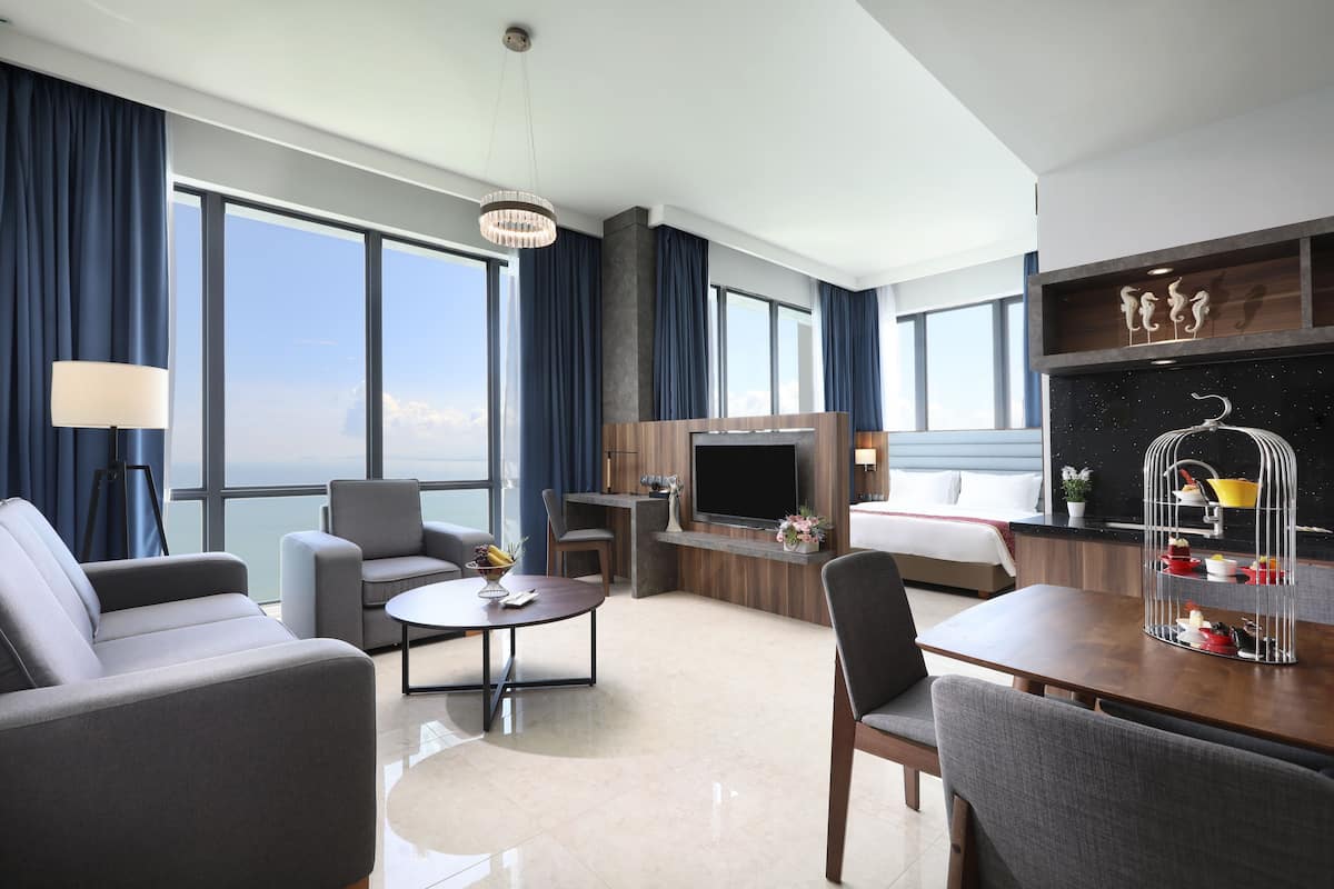 family two-bedroom suite | minibar, in-room safe, desk, blackout curtains