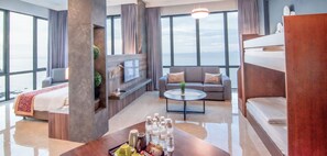 Premium Supreme Suite | Minibar, in-room safe, desk, blackout drapes - Hompton by the Beach Penang (George Town)