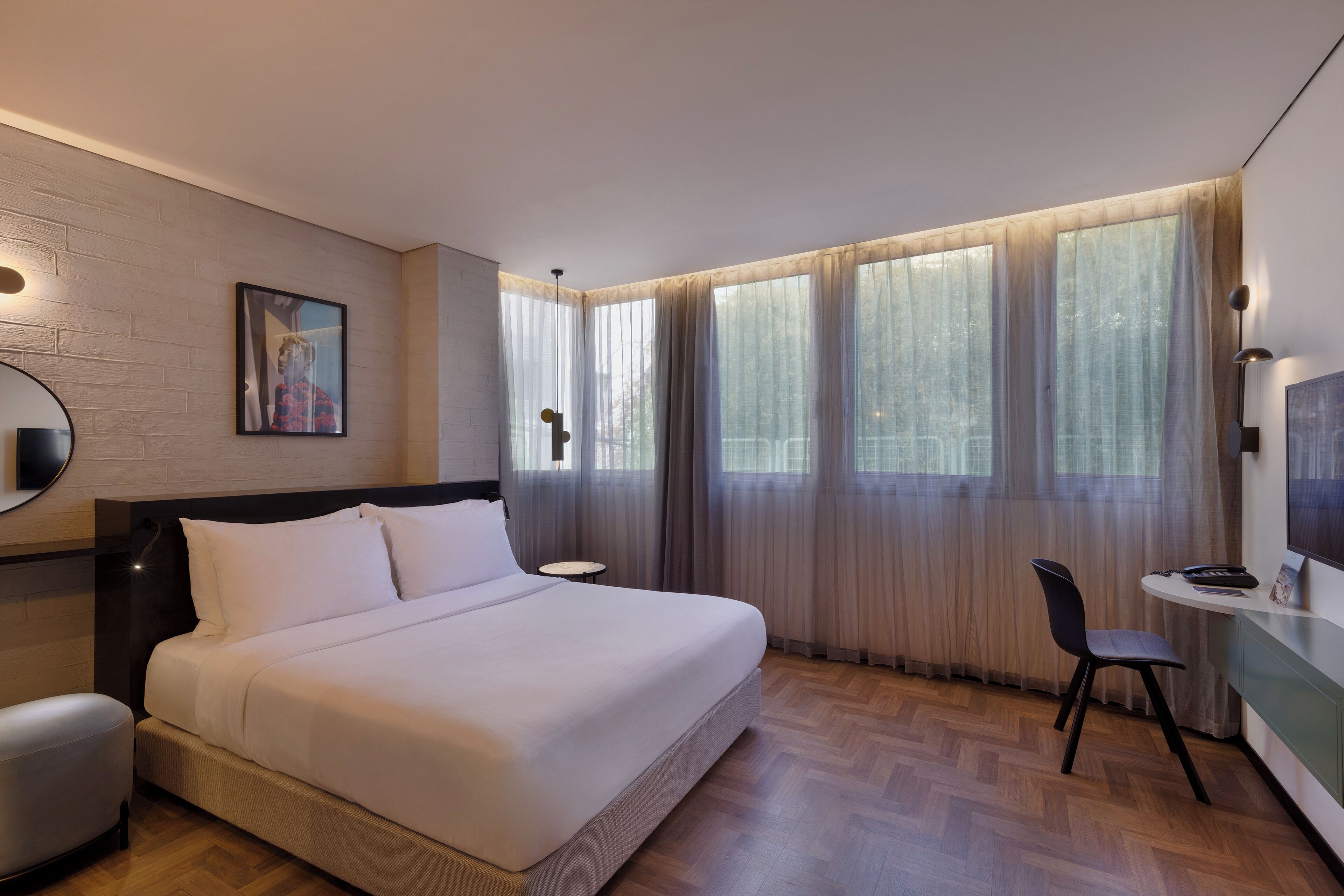 1 ห้องนอน, โต๊ะทำงาน, Wi-Fi ฟรี, ผ้าปูที่นอน