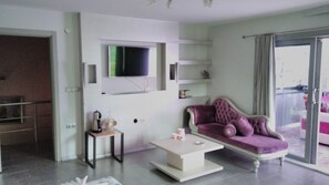 Panoramic-Apartment | Wohnbereich