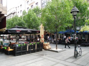 Interior entrance
