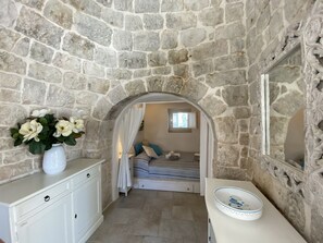 Iron/ironing board, cots/infant beds, free WiFi, bed sheets