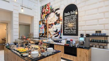 Daily buffet breakfast (EUR 15 per person)
