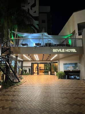 Majoituspaikan julkisivu