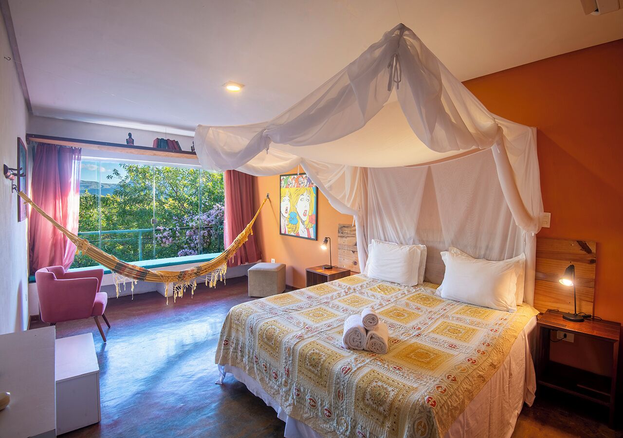 Apartment (Capao da Vista) | Minibar, blackout curtains, free WiFi, bed sheets