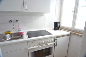 Apartment, 3 Bedrooms, Lake View | Private kitchen | Fridge, microwave, oven, stovetop - Schwarzwald Apartments (Schluchsee)