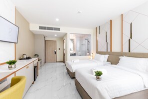 Grand Deluxe Twin | Premium bedding, minibar, in-room safe, desk - The 8 Hotel Udonthani (Udon Thani)
