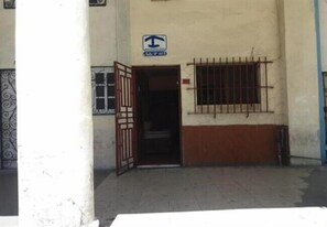 Voorkant van accommodatie