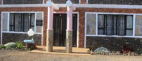 Entrada de l'allotjament