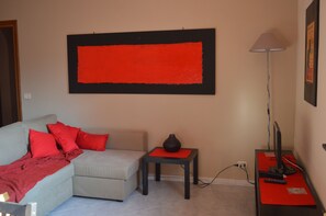 Doppelzimmer | Wohnbereich | Flachbildfernseher