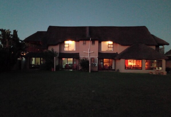 Front of property – evening/night - Happy Jackal (Colchester)