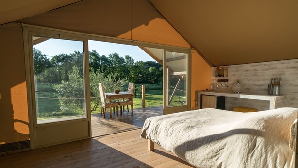 Deluxe Tent, Garden View | View from room