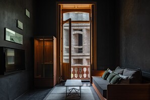 Suite, 1 Bedroom, Balcony | Down comforters, in-room safe, individually decorated, desk - Umbral, a Curio Collection by Hilton - Historical Hotel (Mexico City)