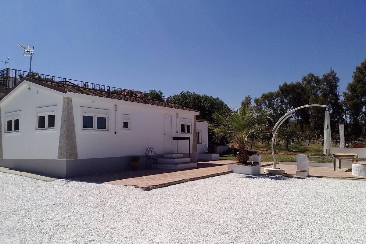 Ferienhaus, 2 Schlafzimmer | Blick auf den Garten