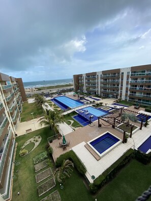 View from room - VG Fun Beach Front Apartamentos (Fortaleza)