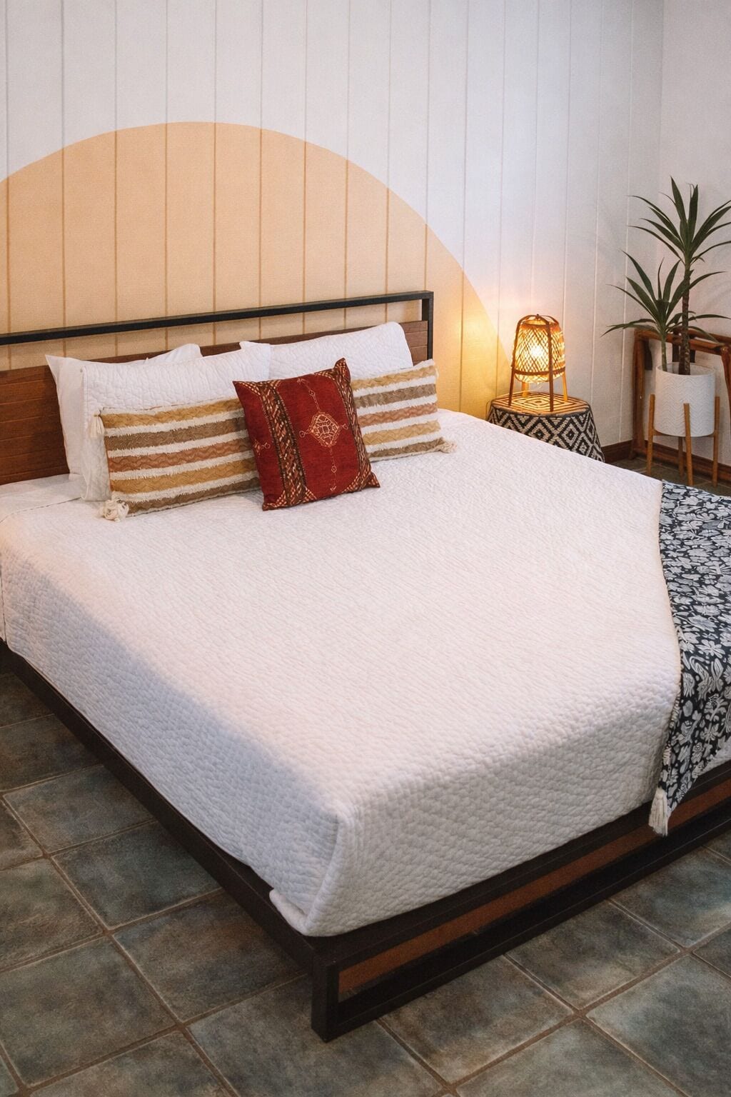 Deluxe King w/patio (Room 7) | Individually decorated, individually furnished, iron/ironing board