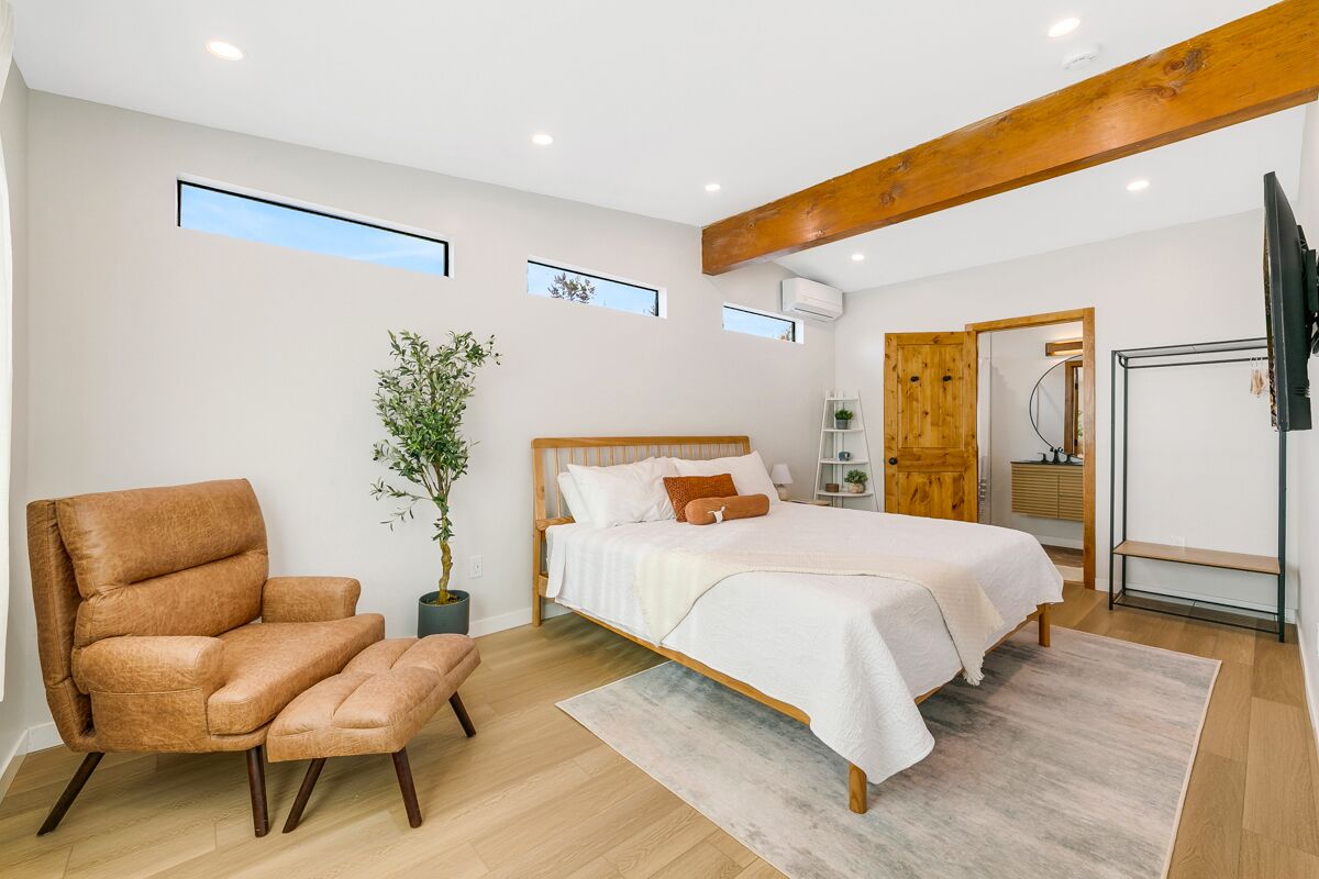 Individually decorated, individually furnished, iron/ironing board