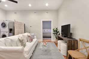Apartment, Multiple Beds | Living area | Flat-screen TV - Gallery Stays - Parkside Suite (Savannah)