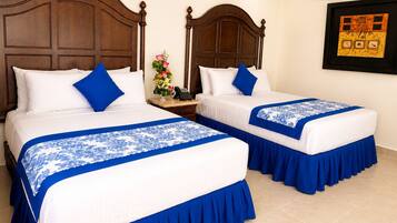 Double Room, 2 Double Beds | In-room safe, iron/ironing board (on request), WiFi (free)