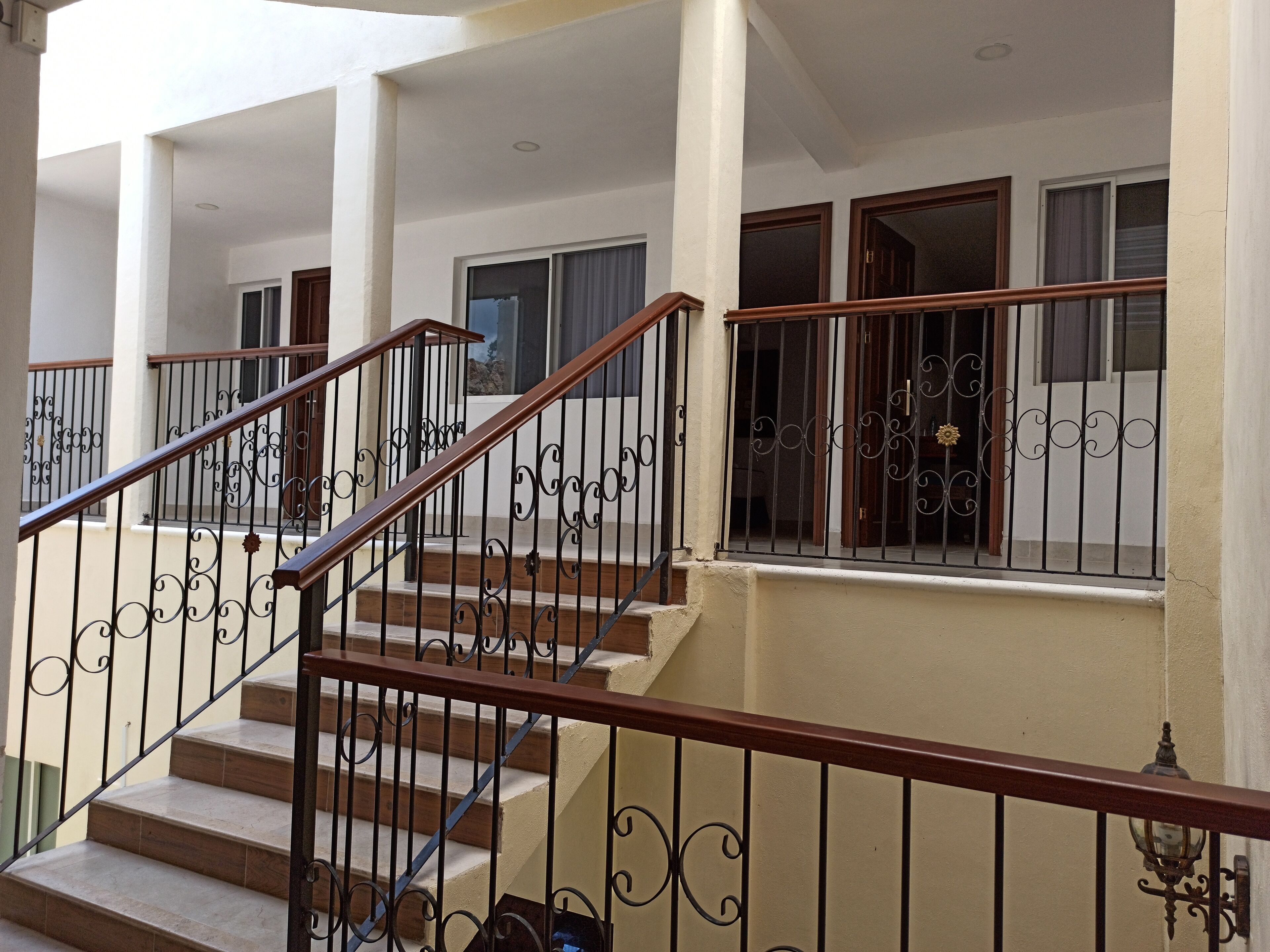 handrails in hallways