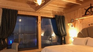 파노라믹 펜트하우스, 테라스, 석호 전망 | 저자극성 침구, 필로우탑 침대, 객실 내 금고, 책상