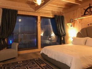 Panoramic-Penthouse, Terrasse, Blick auf die Lagune | Allergikerbettwaren, Pillowtop-Betten, Zimmersafe, Schreibtisch