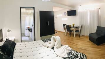 Loft Desain, 1 Tempat Tidur Queen, pemandangan gunung | Wi-Fi gratis