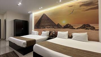 Familiekamer | 1 slaapkamer, een kluis op de kamer, individueel gedecoreerd