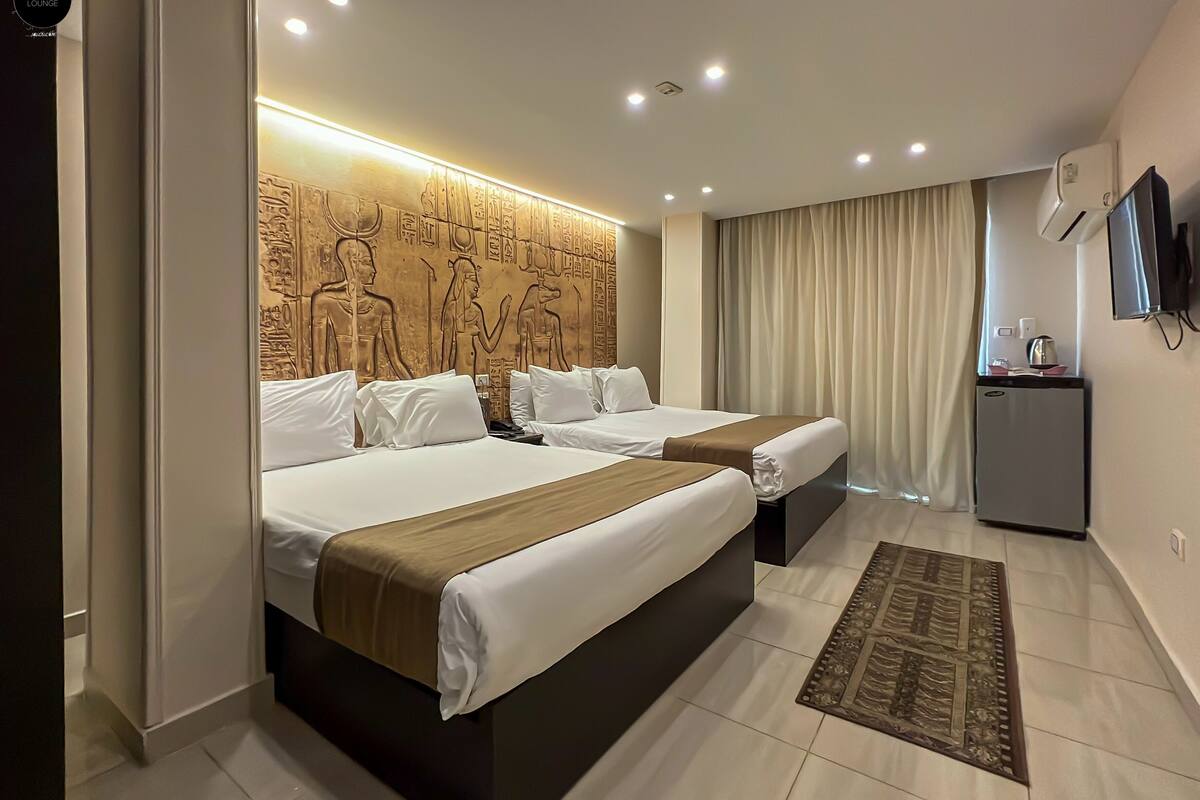 panoramic double or twin room, non smoking | 1 bedroom, in-room safe, individually decorated, individually furnished