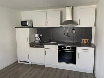 Ferienwohnung 03 - Kanzel (50qm) für 2 Personen im Erdgeschoss-Küche, FW Kanzel
