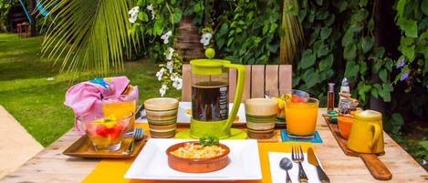 Free daily full breakfast