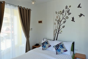 Habitación doble, 1 cama de matrimonio (Just Us) | Ropa de cama de alta calidad, edredones de plumas, minibar y caja fuerte