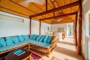 独立别墅, 海景 (Casita) | 起居区