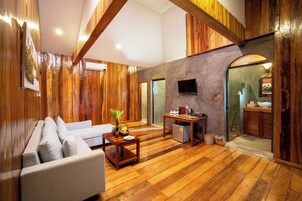 Private Pool Villa - 2 bedroom | Living area | 32-inch flat-screen TV with digital channels, TV, table tennis