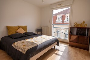 1 bedroom, iron/ironing board, free WiFi, bed sheets