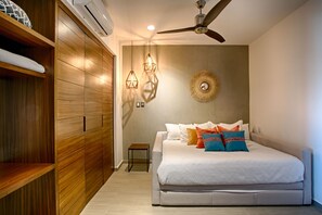 2 chambres, fer et planche à repasser, accès Internet, draps fournis