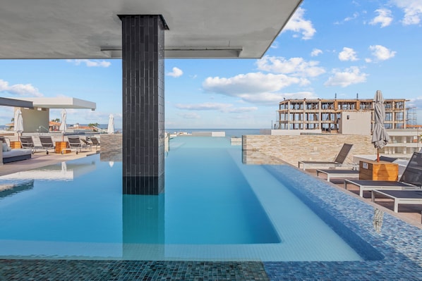 Una piscina climatizada