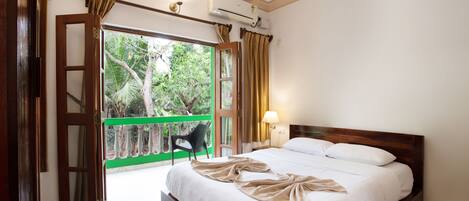 Familienapartment, 2 Schlafzimmer, Gartenblick