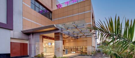 Overnatningsstedets indgangsparti