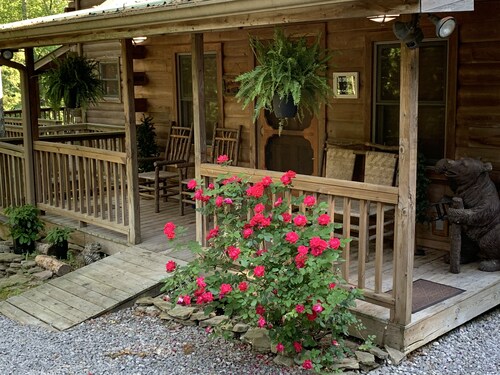 Creekhouse secluded cabin on Creek in the mountains of northern Alabama